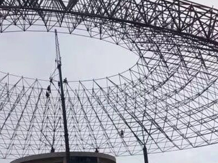 临夏篮球馆球形网架厂家价格